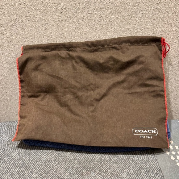 Coach Large Dust Bag with Red Drawstring - Picture 1 of 3
